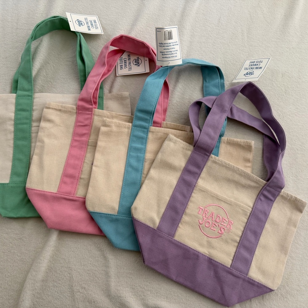 Pastel Tote Bags